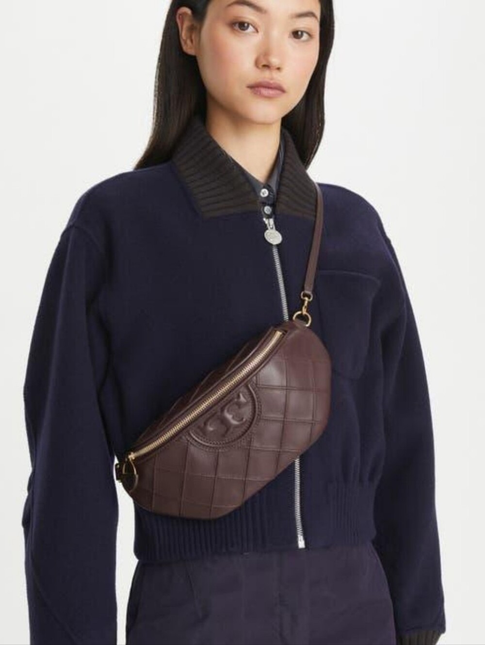 LIKE NEW TORY BURCH FLEMING SOFT BELT BAG - ALBAROSSA